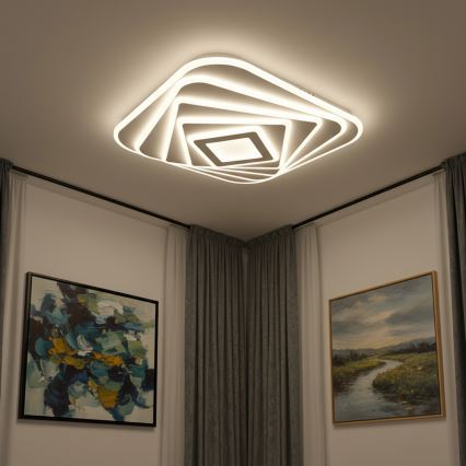 Brilagi - Plafonieră LED dimabilă MODERN LED/210W/230V 3000-6000K 55x55 cm + telecomandă