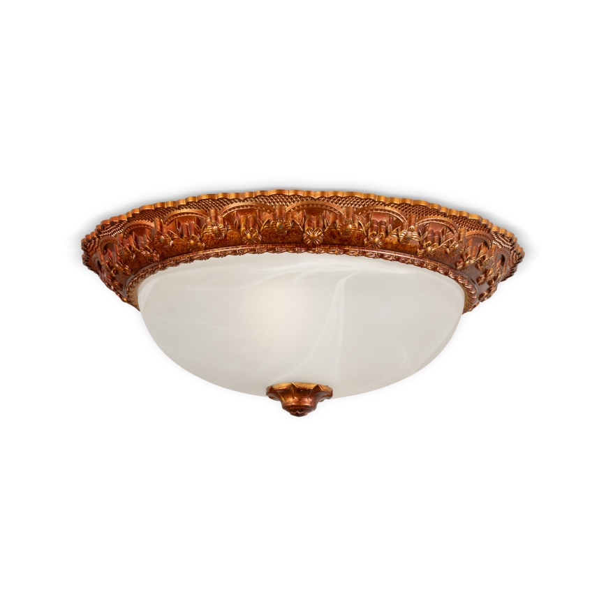 Brilagi - Lampă de tavan FRESCO 2xE27/40W/230V Ø 30 cm aurie