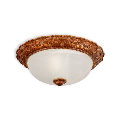 Brilagi - Lampă de tavan FRESCO 2xE27/40W/230V Ø 30 cm aurie