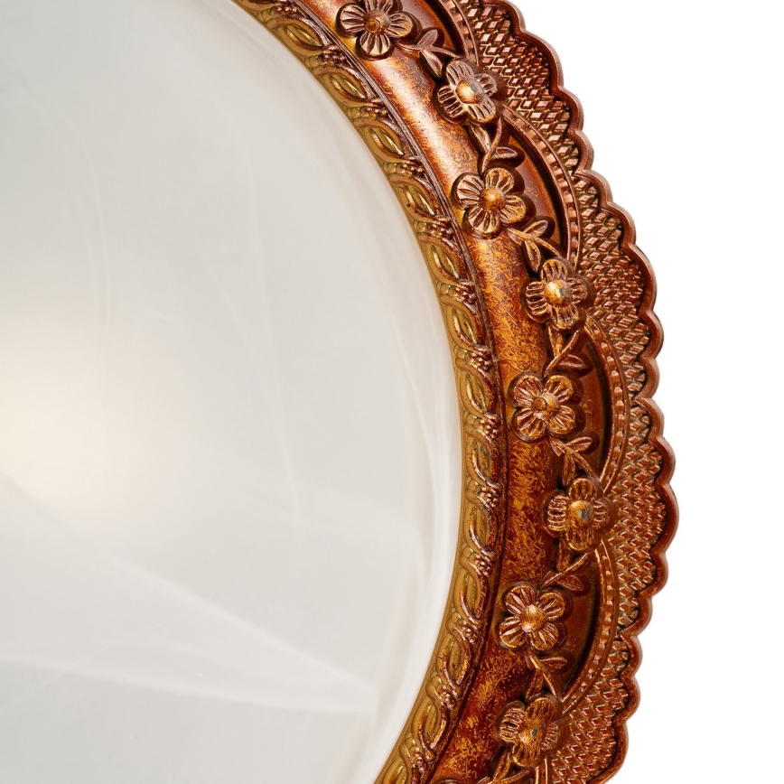 Brilagi - Lampă de tavan FRESCO 2xE27/40W/230V Ø 30 cm aurie