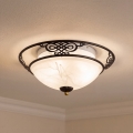 BRILAGI - Lampă de tavan FRESCO 3xE27/40W/230V Ø 48 cm maro