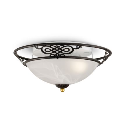 BRILAGI - Lampă de tavan FRESCO 3xE27/40W/230V Ø 48 cm maro