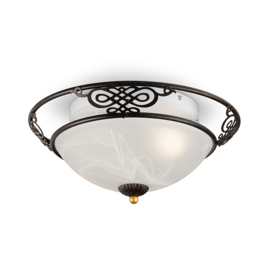 BRILAGI - Lampă de tavan FRESCO 3xE27/40W/230V Ø 48 cm maro