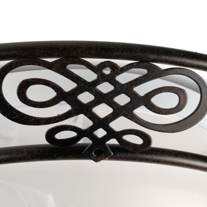 BRILAGI - Lampă de tavan FRESCO 3xE27/40W/230V Ø 48 cm maro