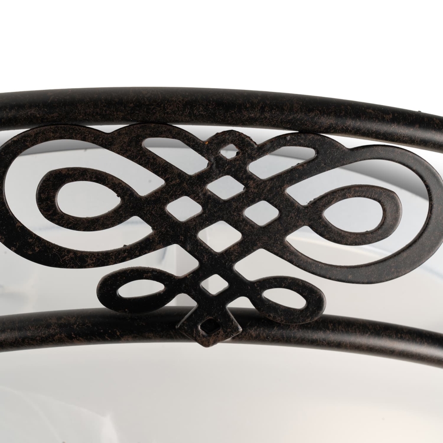 BRILAGI - Lampă de tavan FRESCO 3xE27/40W/230V Ø 48 cm maro