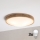 Brilagi - Lampă de tavan LED CARVALHO MODERN SLIM 3xE27/60W/230V diametru 47,5 cm stejar