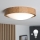 Brilagi - Lampă de tavan LED CARVALHO SLIM 1xE27/15W/230V stejar Ø 27 cm