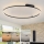Brilagi - Lampă de tavan LED dimabilă PORTOFINO LED/85W/230V 3000-6000K, diametru 120 cm, negru + telecomandă