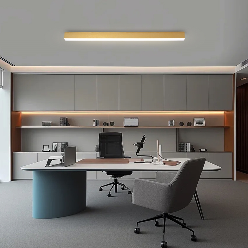 Brilagi - Plafonieră LED dimmabilă SLEEKLINE SMART LED/40W/230V 3000-6000K Wi-Fi Tuya auriu + telecomandă