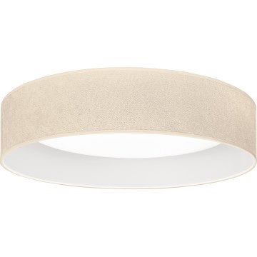 Brilagi - Lampă de tavan LED dimabilă VELVET SMARTIX LED/36W/230V 3000–6000K Ø 55 cm crem Wi‑Fi Tuya Beacon + telecomandă