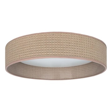 Brilagi - Lampă de tavan LED dimabilă VELVET SMARTIX STARS LED/24W/230V 3000-6000K Ø 45 cm bej Wi-Fi Tuya Beacon + telecomandă