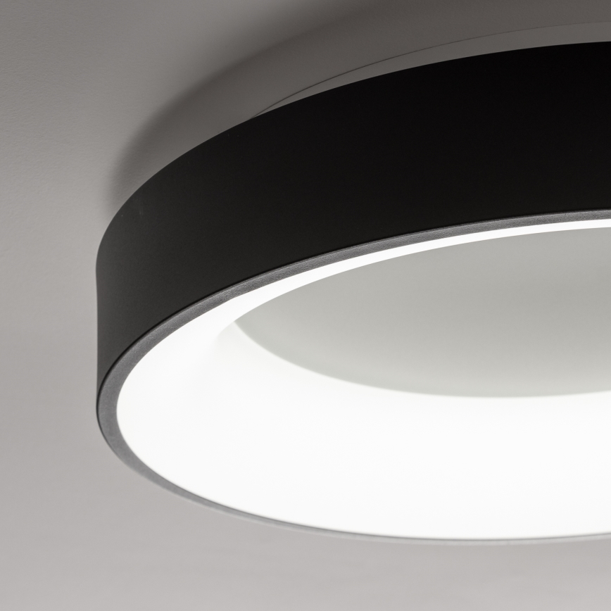 Brilagi - Plafonieră LED dimabilă FALCON, 40 W, 230 V, 3000–6500 K, Ø45 cm, negru, cu telecomandă