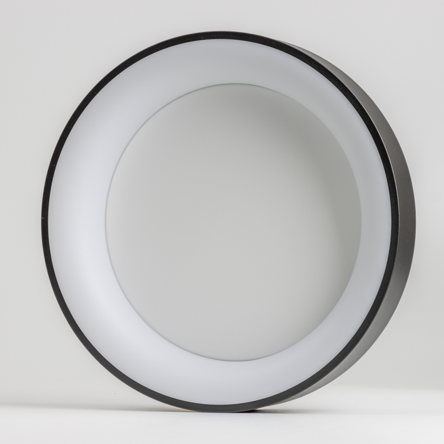 Brilagi - Plafonieră LED dimabilă FALCON, 40 W, 230 V, 3000–6500 K, Ø45 cm, negru, cu telecomandă