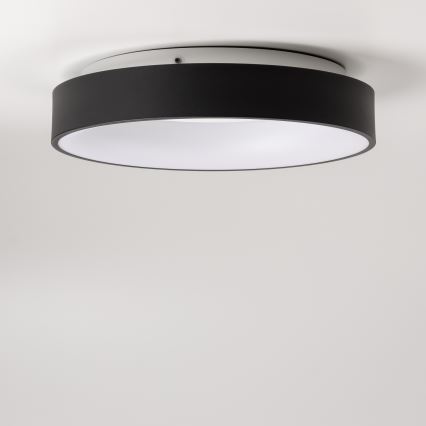 Brilagi - Plafonieră LED dimabilă FALCON, 40 W, 230 V, 3000–6500 K, Ø45 cm, negru, cu telecomandă