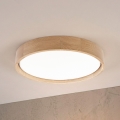 Brilagi - Lampă de tavan LED MANAROLA PLAIN 24W/230V 4000K, Ø 41 cm, finisaj stejar