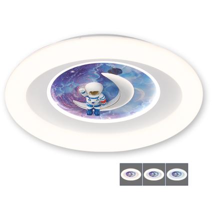 BRILAGI - Plafonieră LED pentru copii ASTRO LED/80W/230V 3000/4500/6000K Ø 51 cm