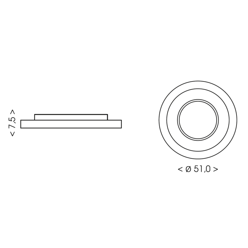BRILAGI - Plafonieră LED pentru copii ASTRO LED/80W/230V 3000/4500/6000K Ø 51 cm