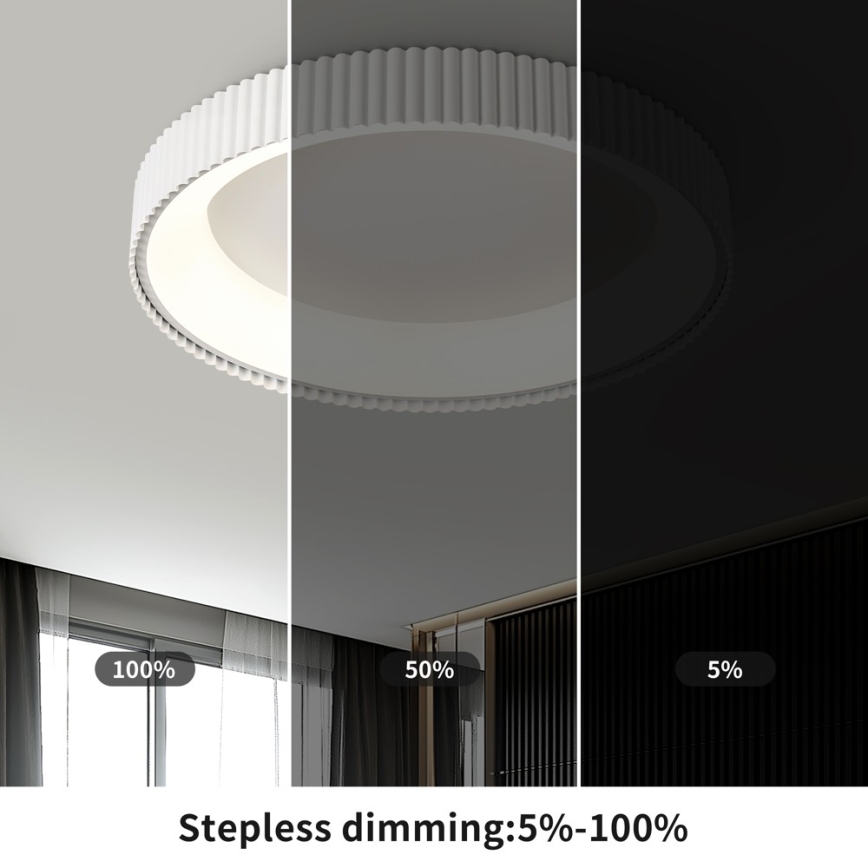 Brilagi - Plafonier LED reglabil FALCON MODERN LED/54W/230V 3000-6000K 60 cm alb + telecomandă