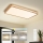 Brilagi - Lampă de tavan LED reglabilă MOLINA SQUARE LED/128W/230V 3000-6000K stejar 90x60 cm + telecomandă