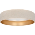 Brilagi - Lampă de tavan LED VELVET SIMPLE LED/24W/230V 3000K Ø 45 cm crem/auriu
