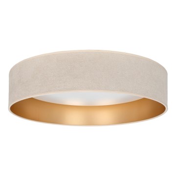 Brilagi - Lampă de tavan LED VELVET SIMPLE LED/24W/230V 3000K Ø 45 cm crem/auriu