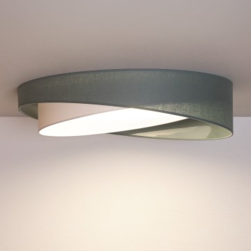BRILAGI - Lampă de tavan LED VELVET TWIST LED/24W/230V 4000K Ø 55 cm verde/alb