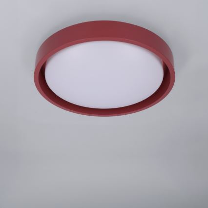 Brilagi - Lampă de tavan MATTEO LED/24W/230V, Ø 31 cm, roșie