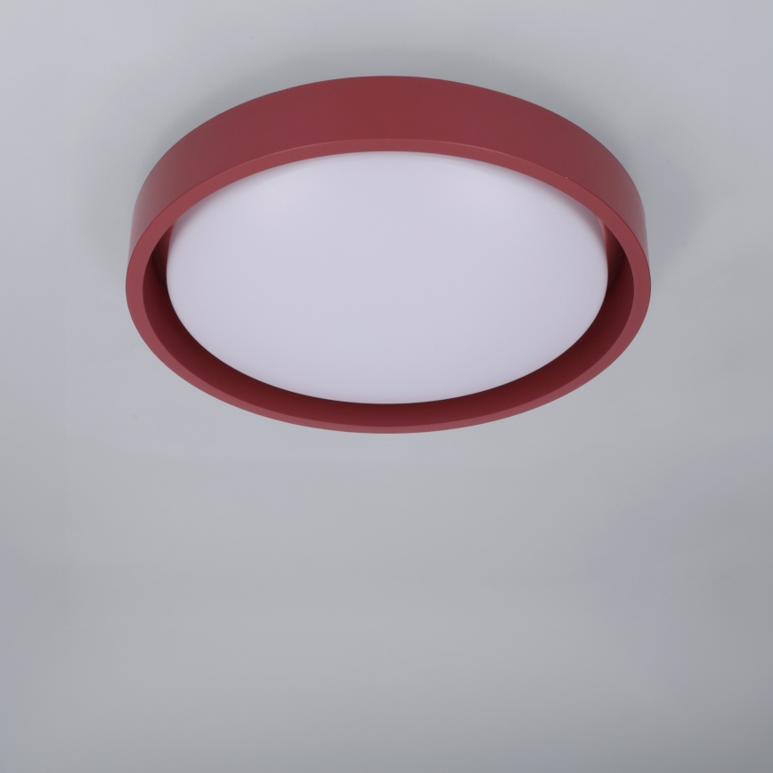 Brilagi - Lampă de tavan MATTEO LED/24W/230V, Ø 31 cm, roșie
