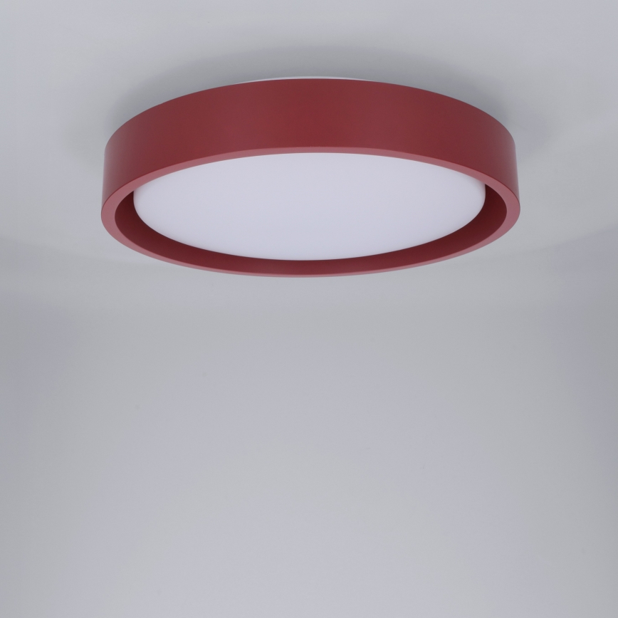 Brilagi - Lampă de tavan MATTEO LED/24W/230V, Ø 31 cm, roșie