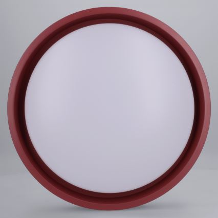 Brilagi - Lampă de tavan MATTEO LED/24W/230V, Ø 31 cm, roșie