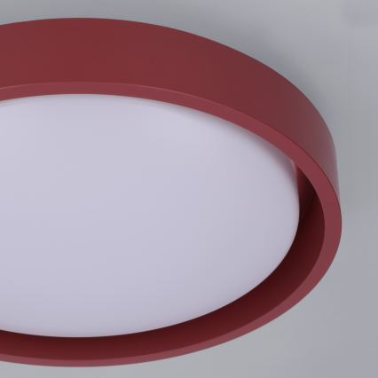 Brilagi - Lampă de tavan MATTEO LED/24W/230V, Ø 31 cm, roșie