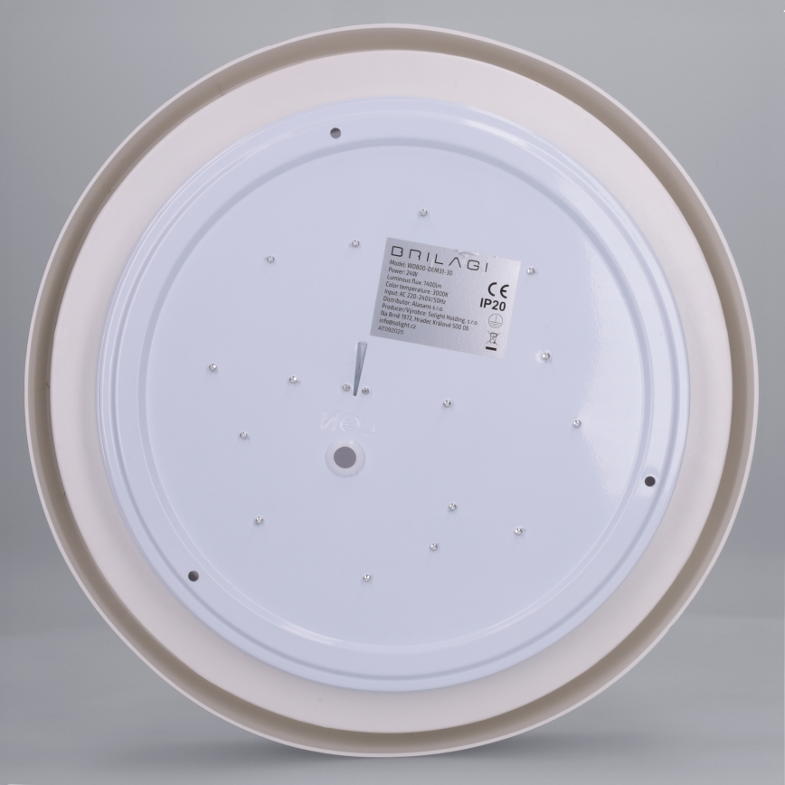 Brilagi - Lampă de tavan MATTEO LED/24W/230V, Ø 31 cm, roșie