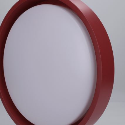 Brilagi - Lampă de tavan MATTEO LED/24W/230V, Ø 31 cm, roșie