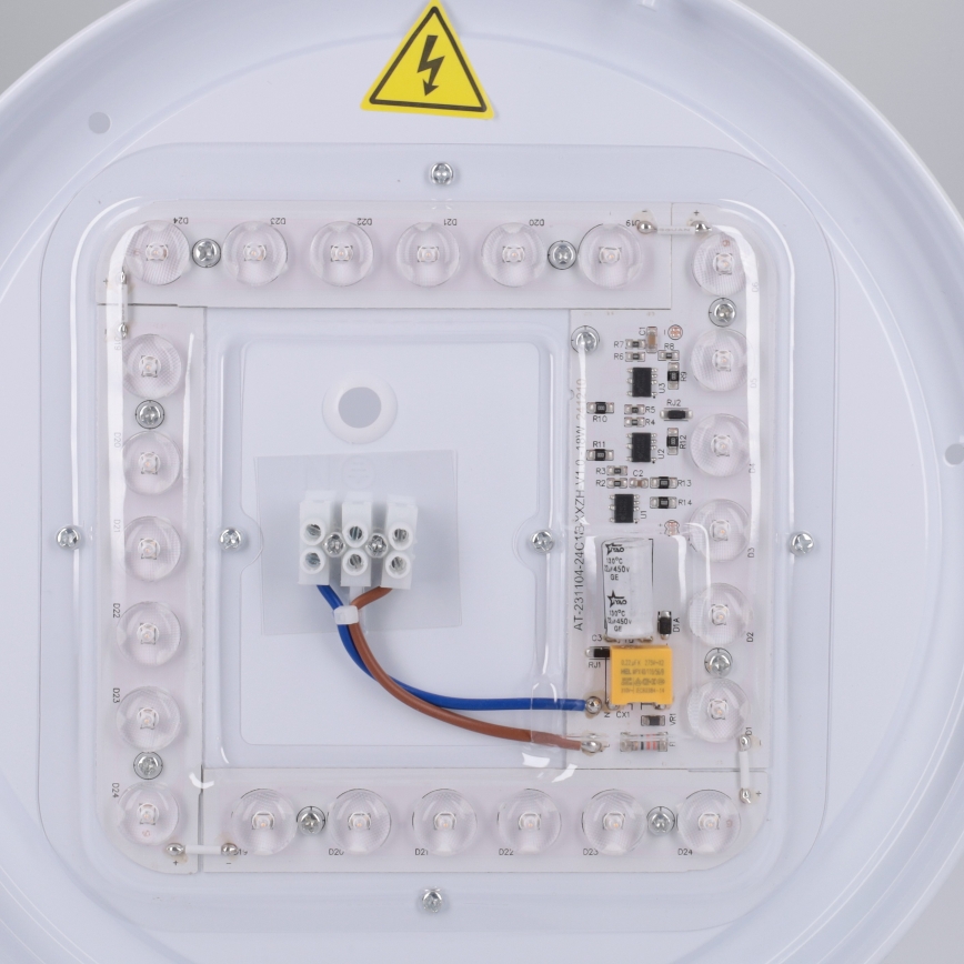 Brilagi - Lampă de tavan MATTEO LED/24W/230V, Ø 31 cm, roșie