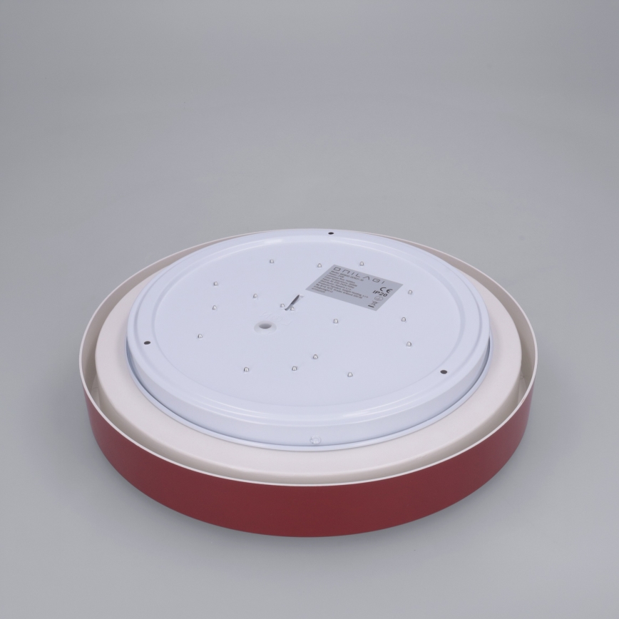 Brilagi - Lampă de tavan MATTEO LED/24W/230V, Ø 31 cm, roșie