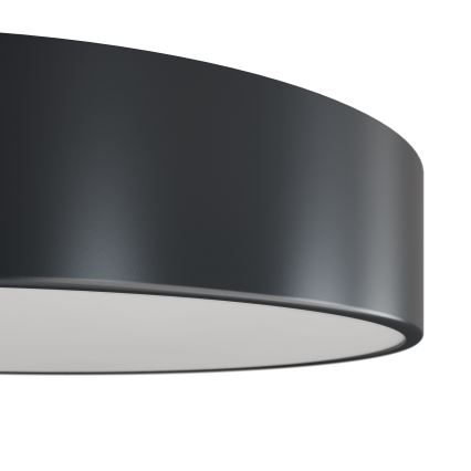 Brilagi - Plafonieră pentru baie cu senzor de mișcare și de amurg CLARE 2xE27/24W/230V Ø 30 cm antracit IP54
