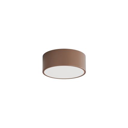 Brilagi - Plafonieră pentru baie cu senzor de mișcare și senzor crepuscular CLARE 1xE27/24W/230V Ø 20 cm maro IP54