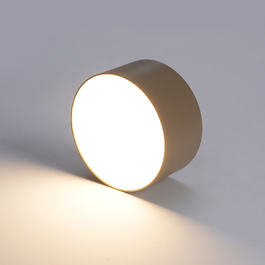 BRILAGI - LED Plafonieră de exterior FORIS LED/14W/230V Ø 12 cm bej IP44