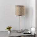 Brilagi - Lampă LED de birou NUBILA 1xE27/60W/230V maro