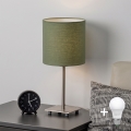 Brilagi - Lampă LED de birou NUBILA 1xE27/60W/230V verde