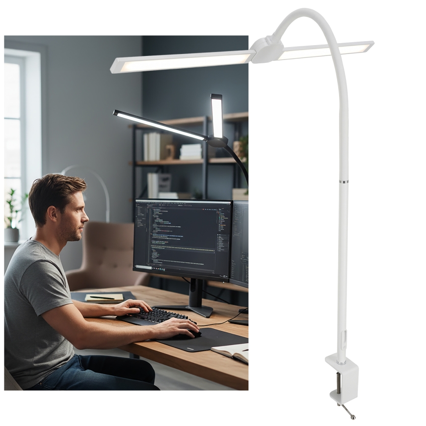 Brilagi - Lampă LED de birou reglabilă USB VARIO LED/14W/5V 3000-6000K albă