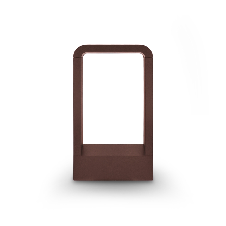 Brilagi - Lampă LED de exterior BARI, 7W, 230V, 3000/4000/6000K, maro, IP54, 30 cm