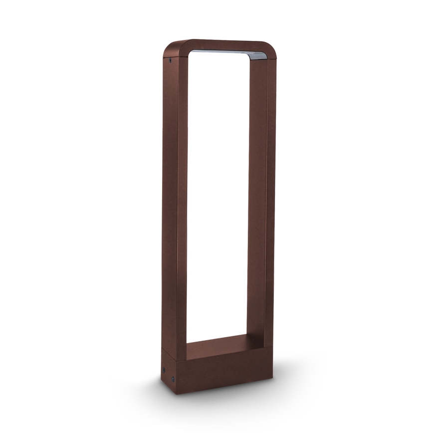 Brilagi - Lampă LED de exterior BARI, 7W, 230V, 3000/4000/6000K, maro, IP54, 50 cm