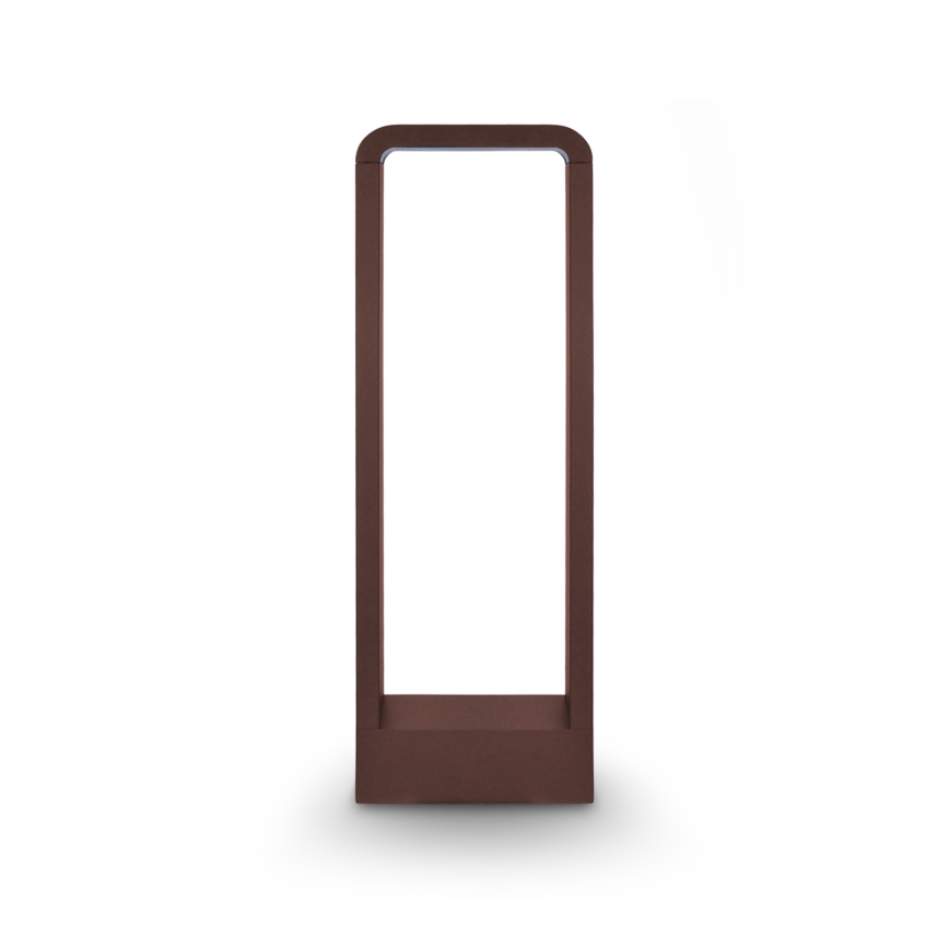 Brilagi - Lampă LED de exterior BARI, 7W, 230V, 3000/4000/6000K, maro, IP54, 50 cm