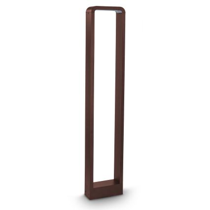 Brilagi - Lampă LED de exterior BARI LED/7W/230V 3000/4000/6000K maro IP54 80 cm