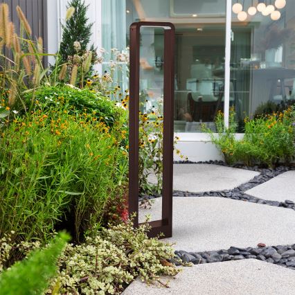 Brilagi - Lampă LED de exterior BARI LED/7W/230V 3000/4000/6000K maro IP54 80 cm