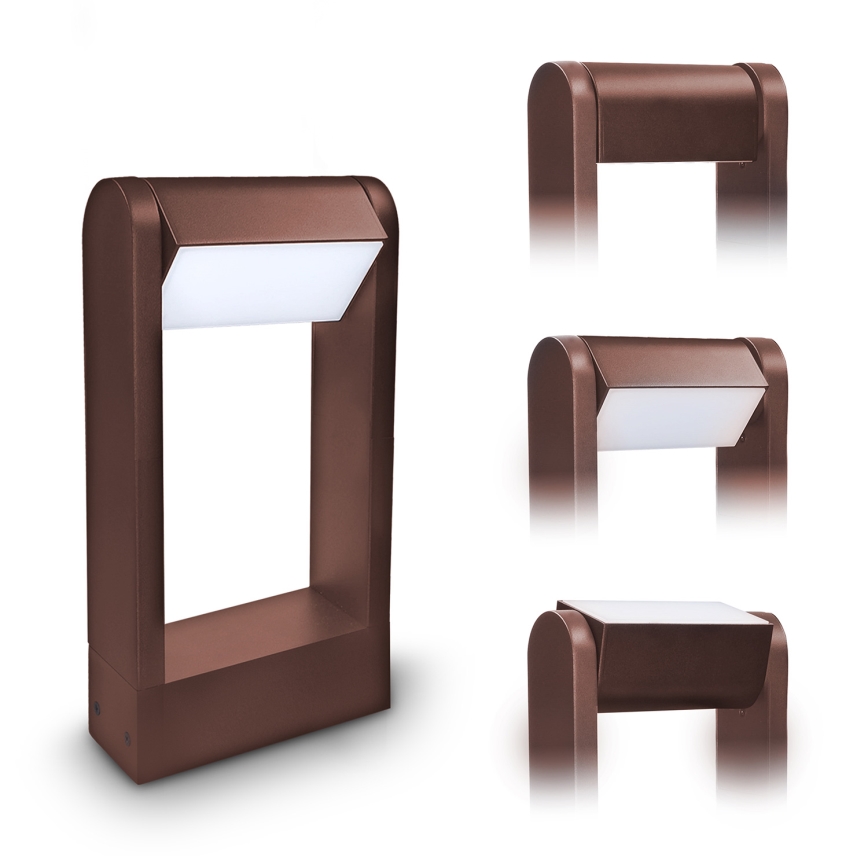 Brilagi - Lampă LED de exterior CROTONE LED/7W/230V maro IP54 30 cm