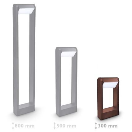 Brilagi - Lampă LED de exterior CROTONE LED/7W/230V maro IP54 30 cm