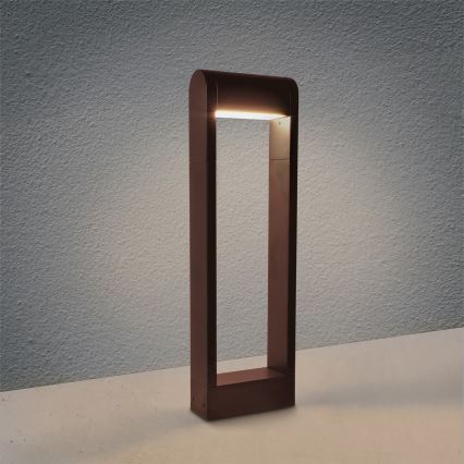 Brilagi - Lampă LED de exterior CROTONE LED/7W/230V maro IP54 50 cm