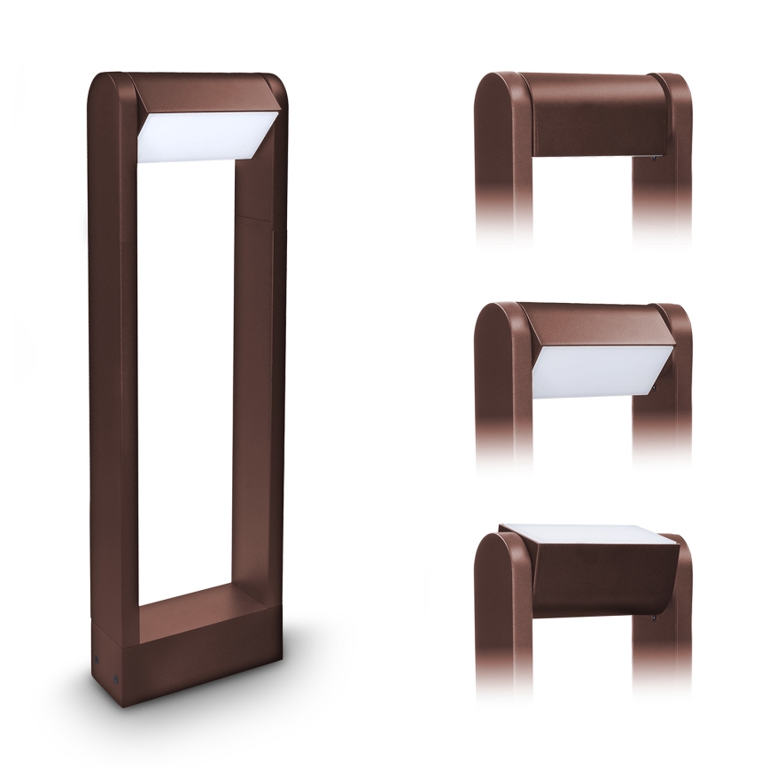 Brilagi - Lampă LED de exterior CROTONE LED/7W/230V maro IP54 50 cm